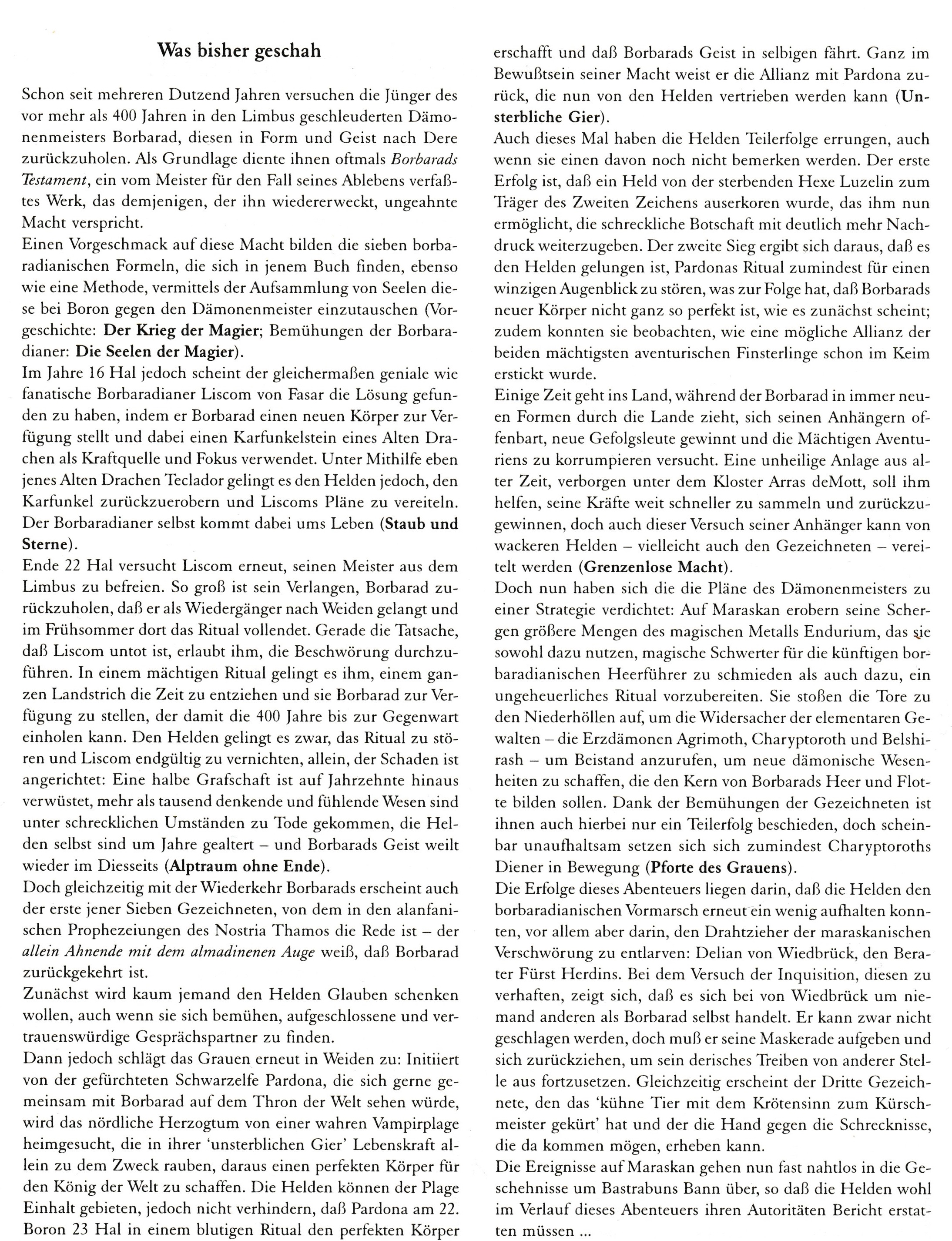 Seelen der Magier bis Pforte des Grauens